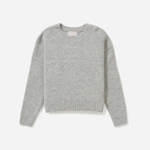 The Teddy Crew Neck Sweater in Heather Grey
